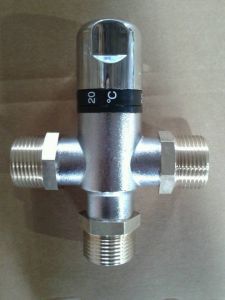 Solar Water Heater Brass Thermostatic Mixing Valve (TMV-DN25)