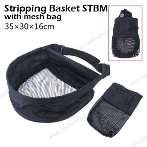 New Portable Fishing Net Stripping Basket with Mesh Bag