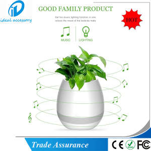 China High-Tech Bluetooth Wireless Rechargeable Music Flowerpot for Bedroom, Office, Living Room (MF