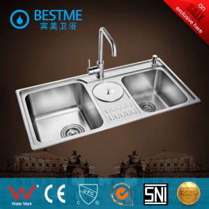 China Hot Sale Stainless Steel Kitchen Sink (BS-7019F)