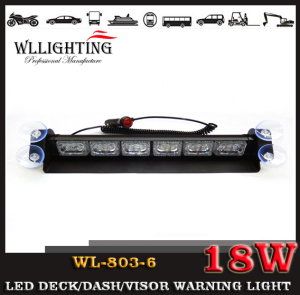 Linear LED Warning Strobe Flash LED Dash Deck Visor Light